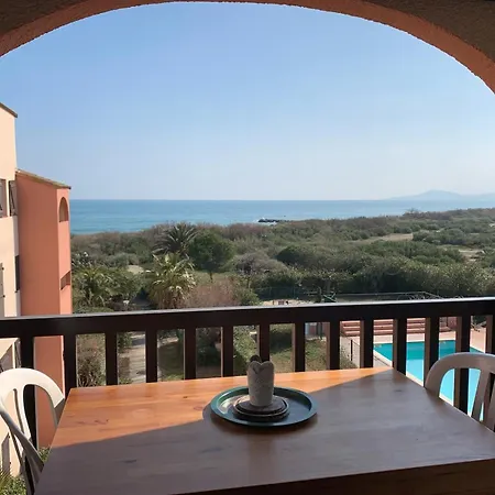 Tropique : Appart Vue Mer Et Piscine Saint-Cyprien  Exterior photo